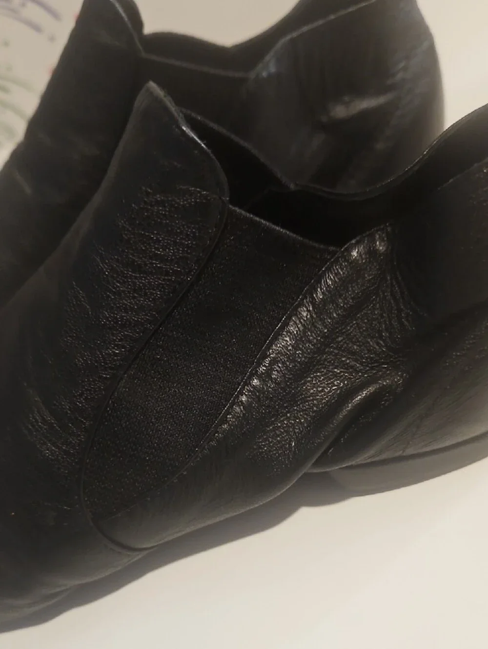 Capezio Black Slip-On Dance Flats
